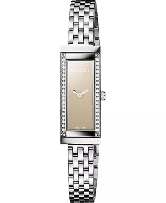 Gucci G-Frame Diamond Watch 34x14mm