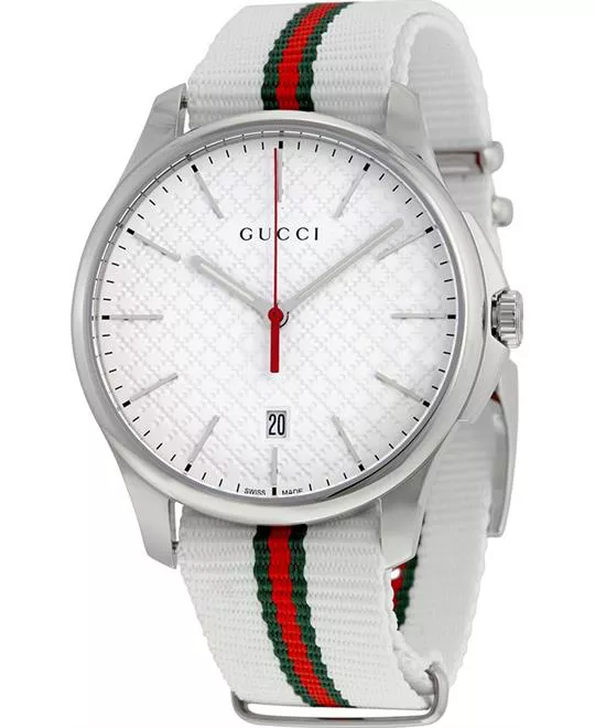Gucci G-Timeless Fabric Strap Watch 40mm