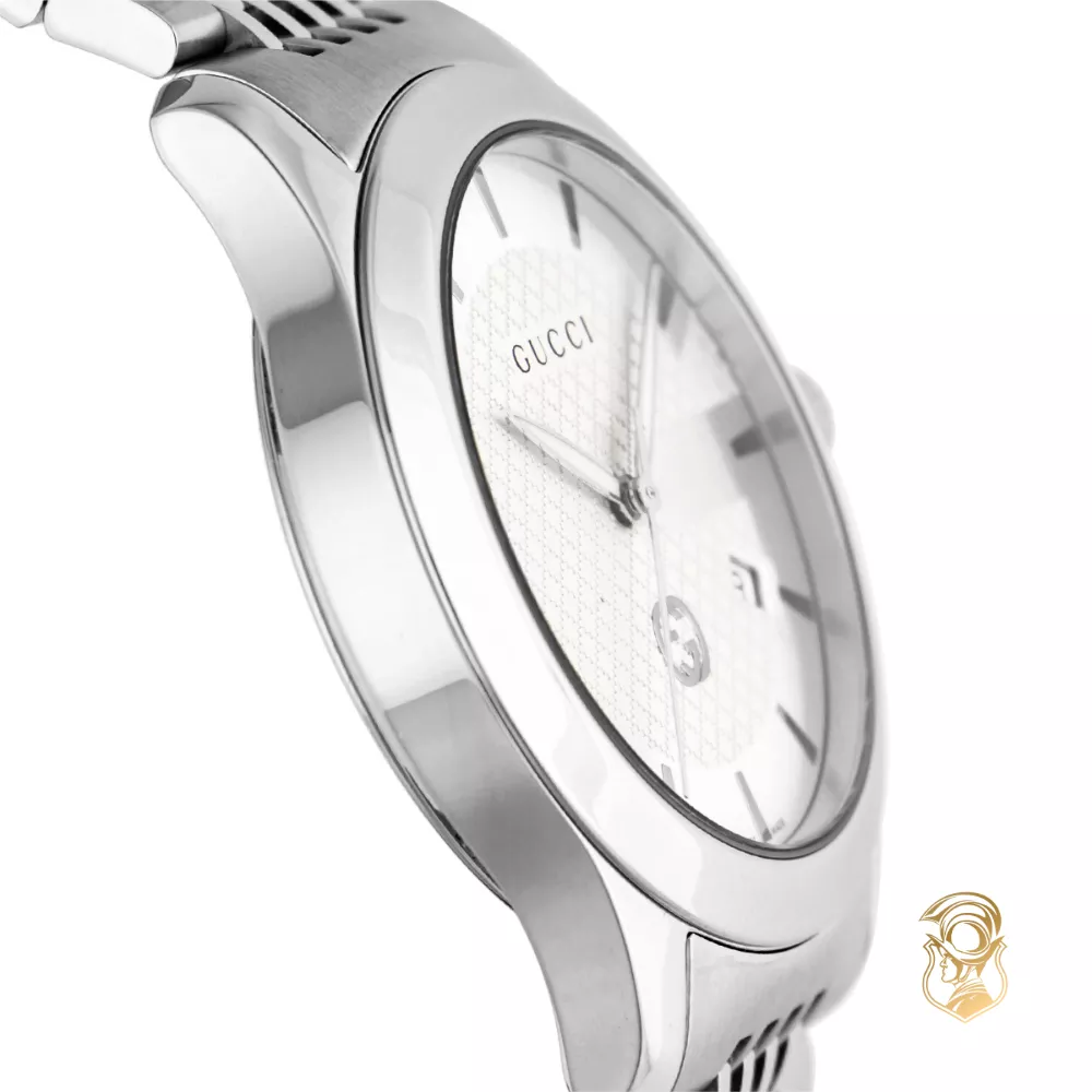 Gucci G-Timeless White Stainless Steel Watch 38mm
