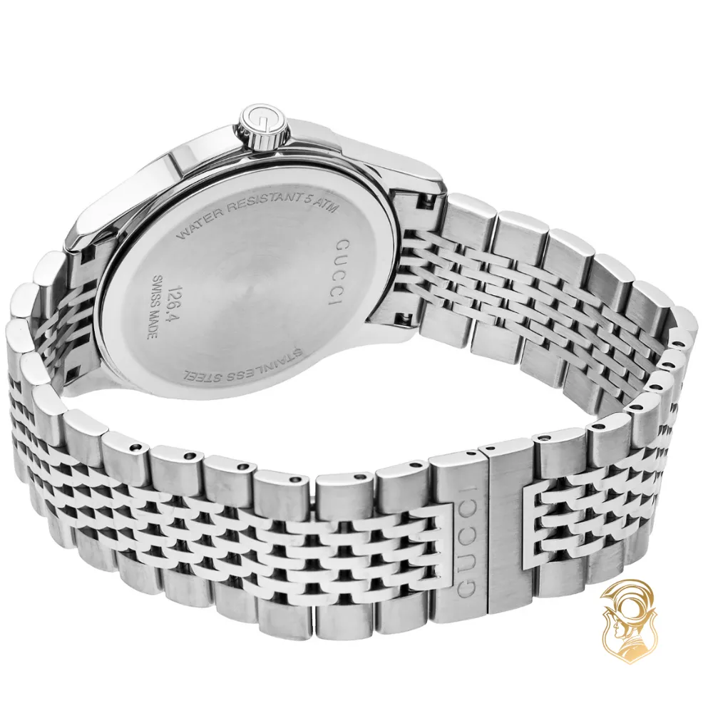Gucci G-Timeless White Stainless Steel Watch 38mm
