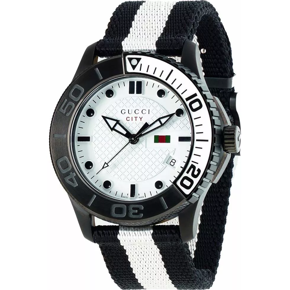 GUCCI G-Timeless XL White Watch 44mm