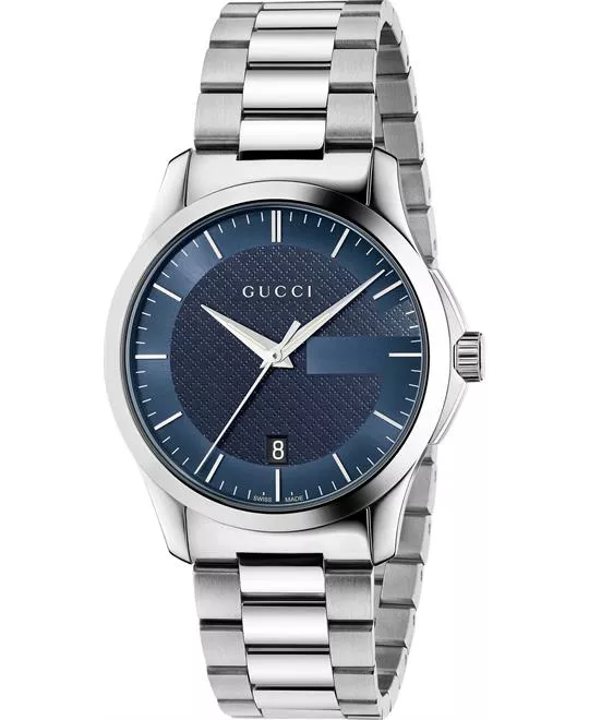 Gucci  G-Timeless Unisex Swiss Silver Watch 38mm