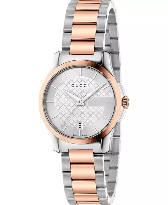 Gucci G-Timeless Silver Ladies Watch 27mm