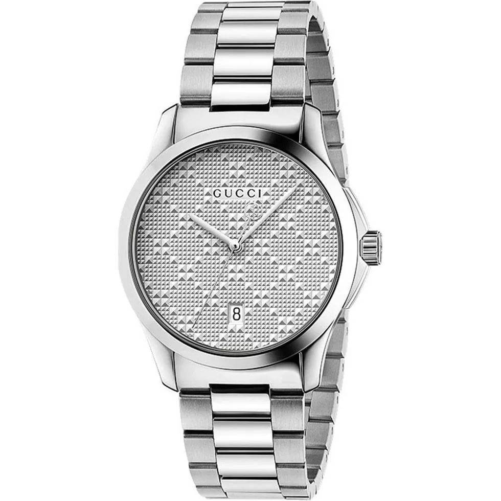 GUCCI G-timeless Silver Unisex Watch 38mm