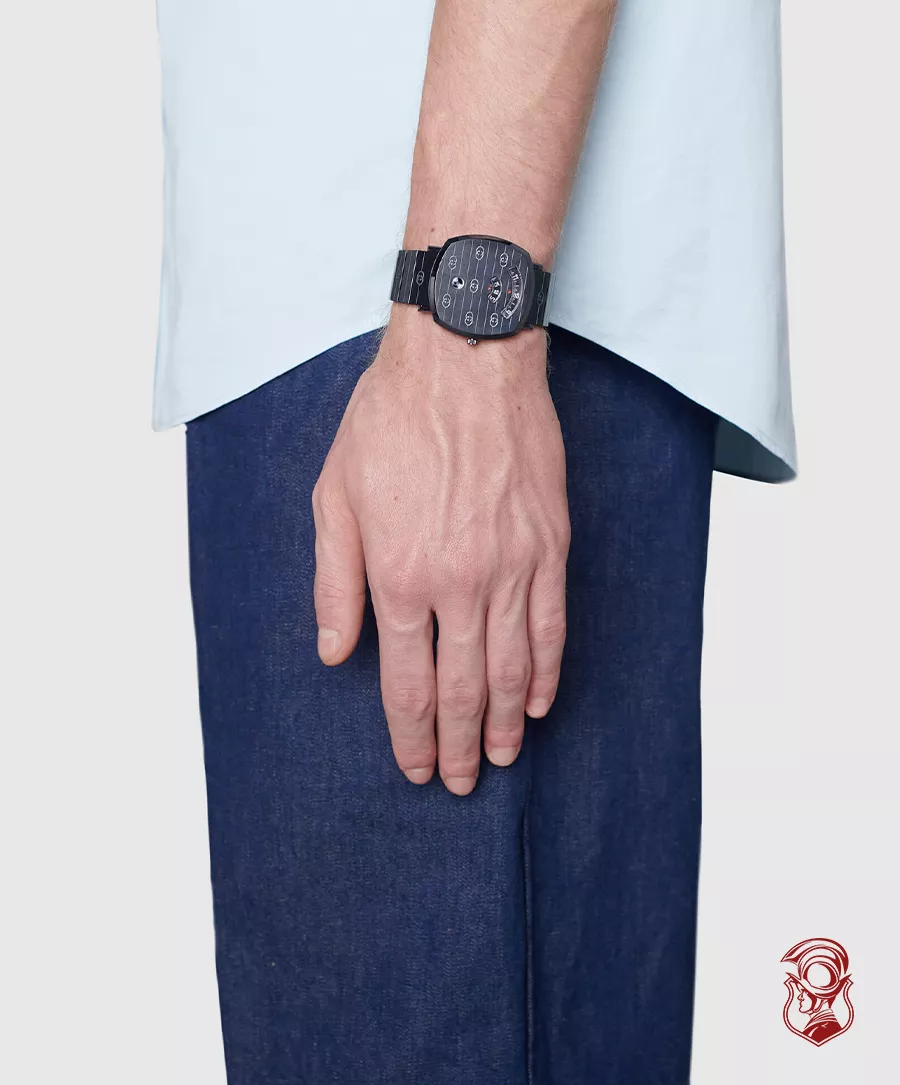 Gucci Grip Titanium Watch 38mm
