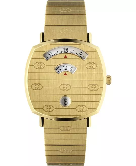 Gucci Grip Yellow Gold PVD Watch 35mm  