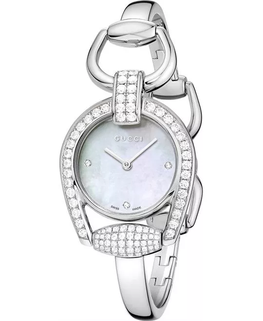 Gucci Horsebit Diamond Watch 28mm