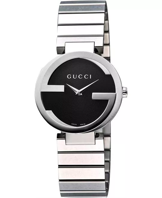 Gucci Interlocking G Black Watch 29mm