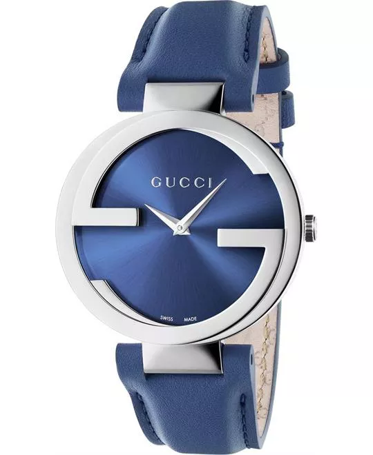 GUCCI Interlocking-G Blue  Watch 37mm