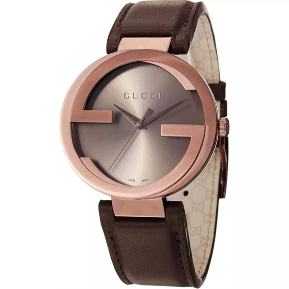 Gucci Interlocking Brown Swiss Watch 42mm 