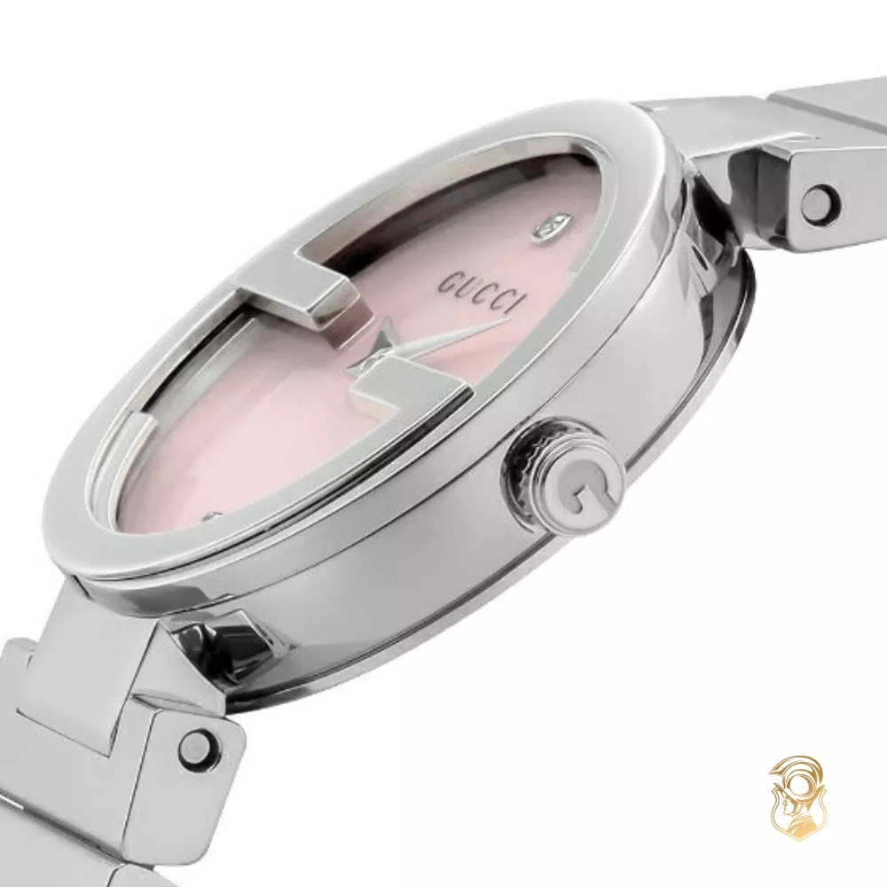 Gucci Interlocking Silver Tone Watch 29 mm