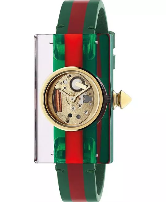 Gucci Plexiglas PVD Watch 24x40mm