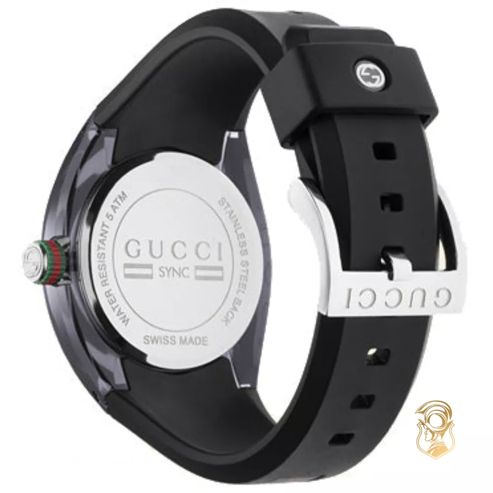 Gucci Sync Black Dial Watch 36mm