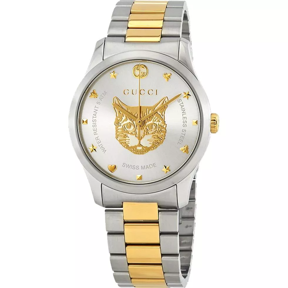 Gucci G-Timeless Silver Unisex Watch 38mm