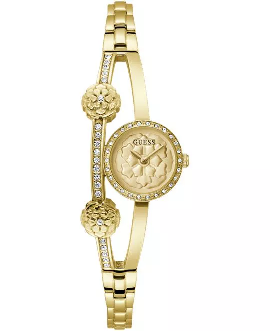 Gues Ladies Gold Tone Analog Watch 21mm
