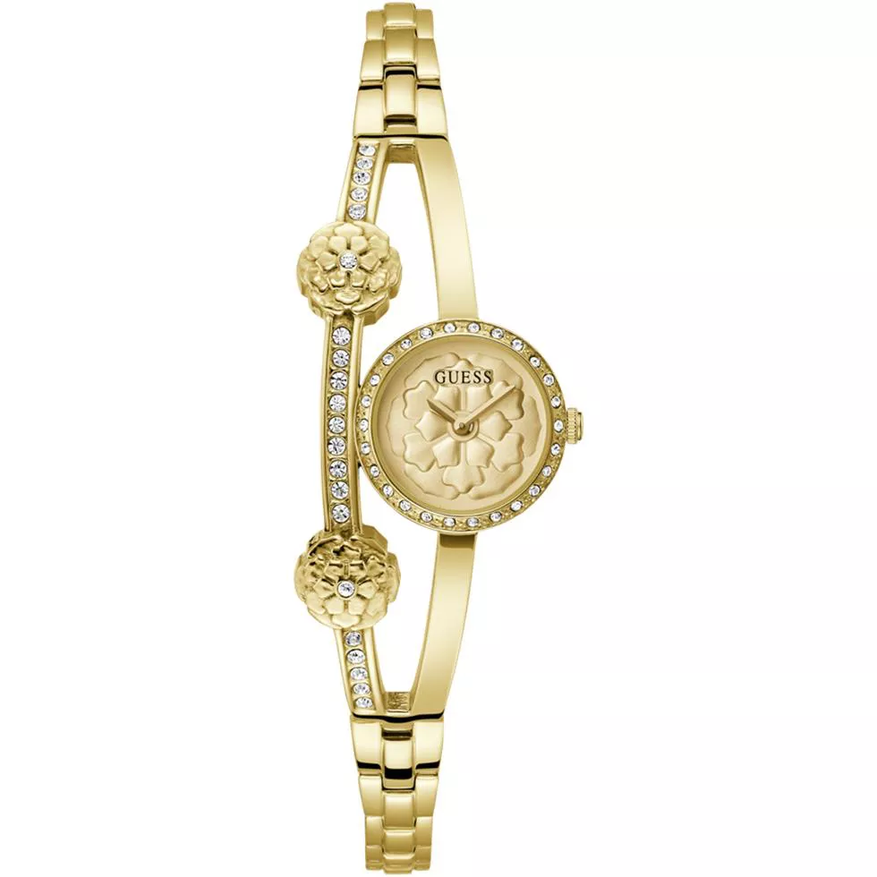 Gues Ladies Gold Tone Analog Watch 21mm
