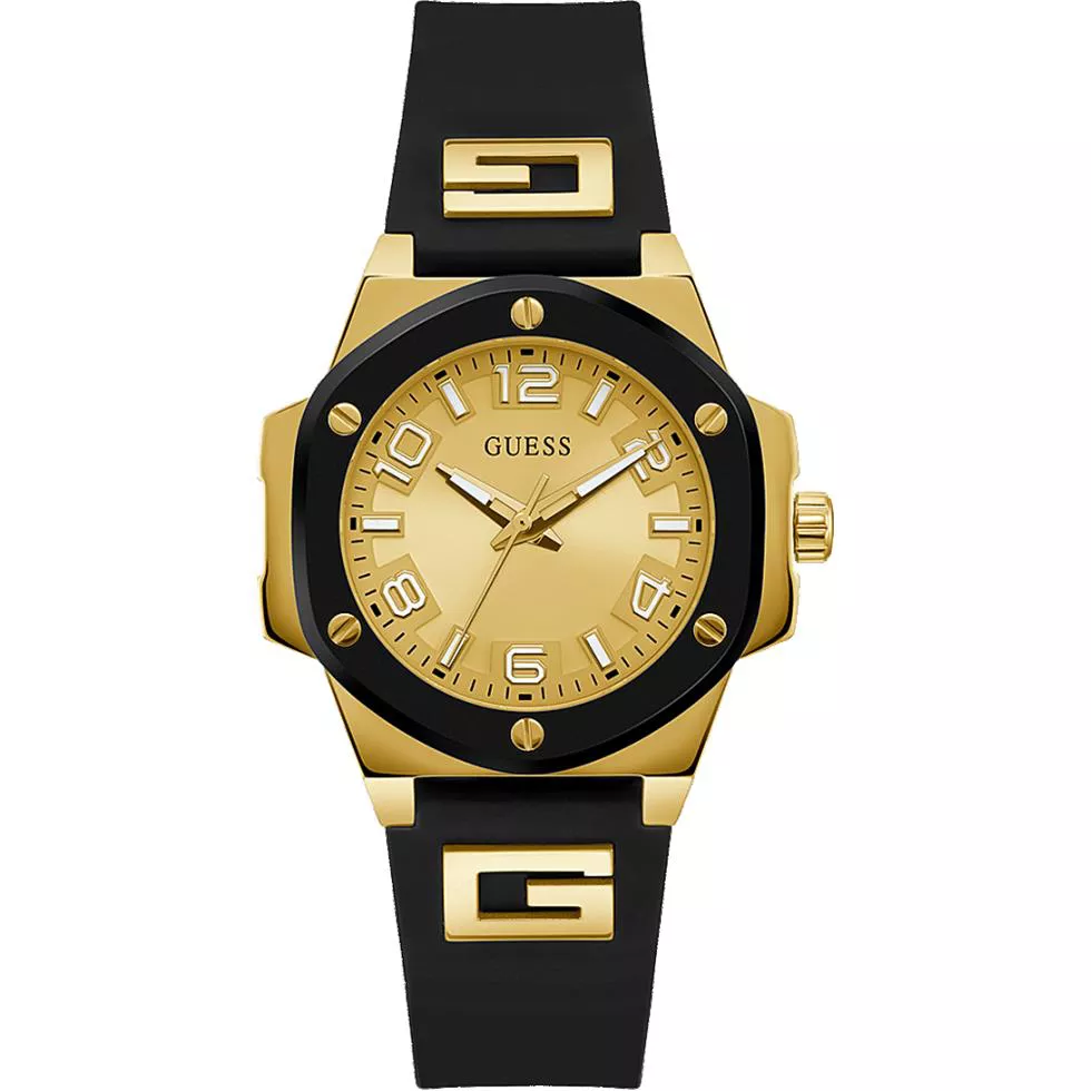 Guess Octagonal Black Tone Watch 36mm