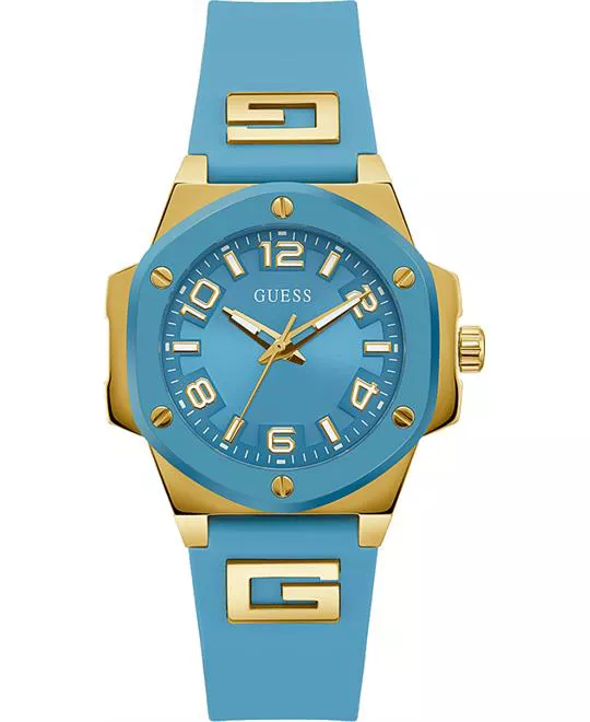 Guess Octagonal Turquoise Watch 36mm