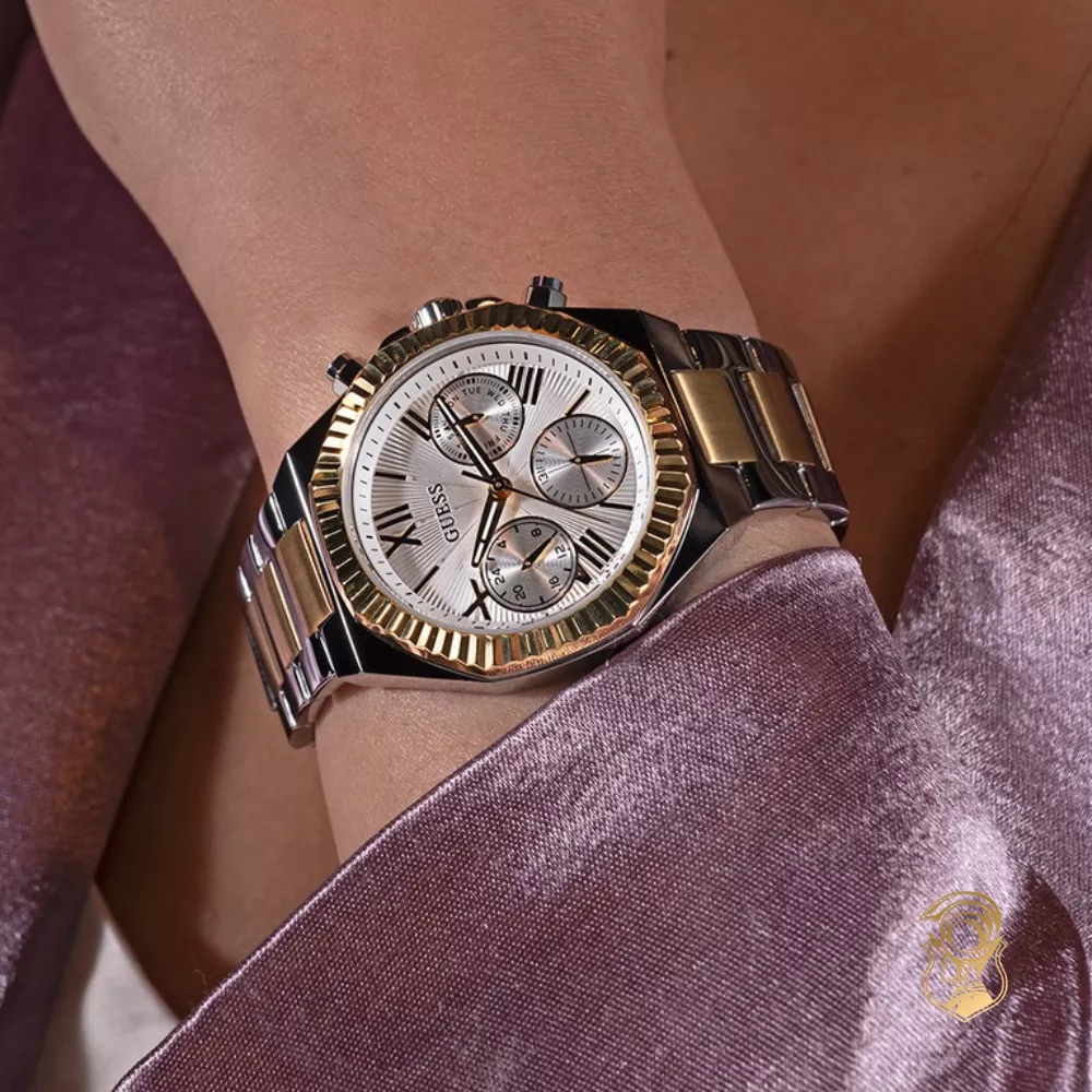 Guess 2-Tone Multi-function Watch 38mm