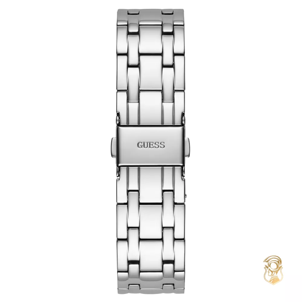 Guess Allara Silver Tone Watch 38mm