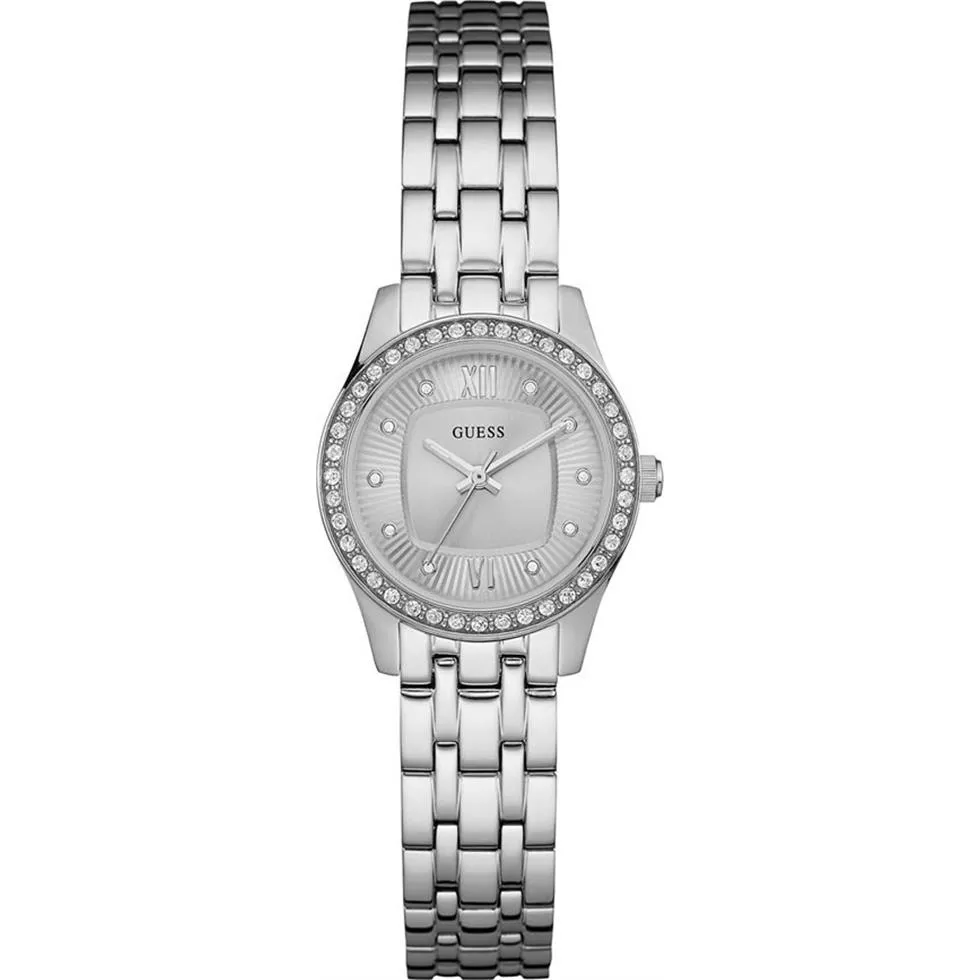 Guess Petite Silver Tone Watch 30mm