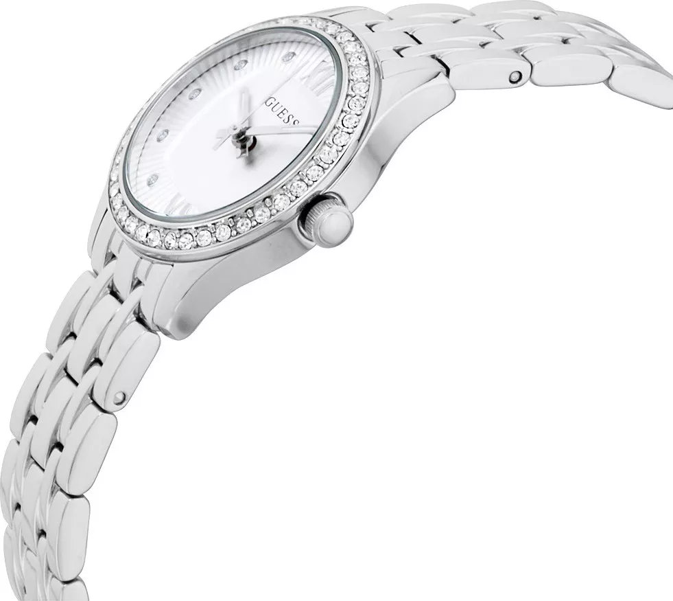 Guess Petite Silver Tone Watch 30mm