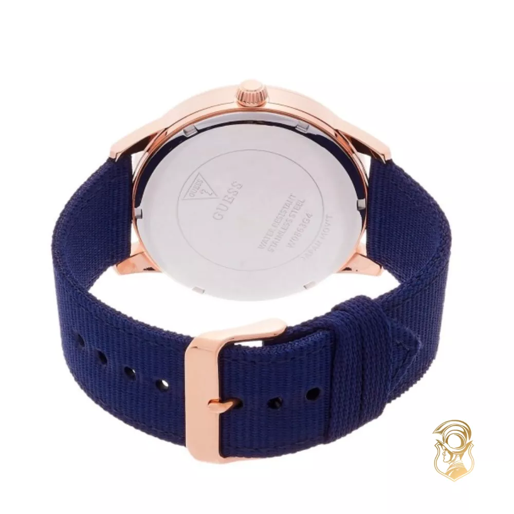 Guess Aviator White Dial Watch 46mm