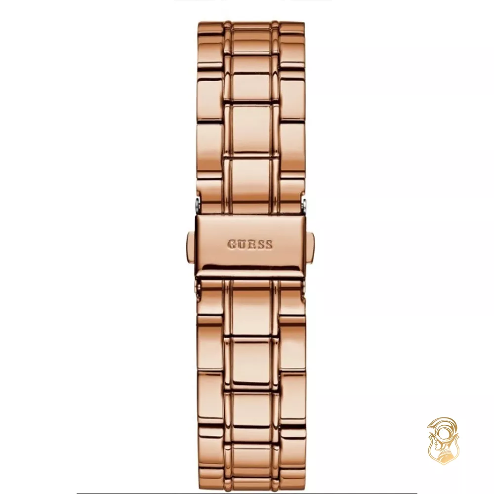 Guess Baguette Rose Gold Tone Watch 37mm