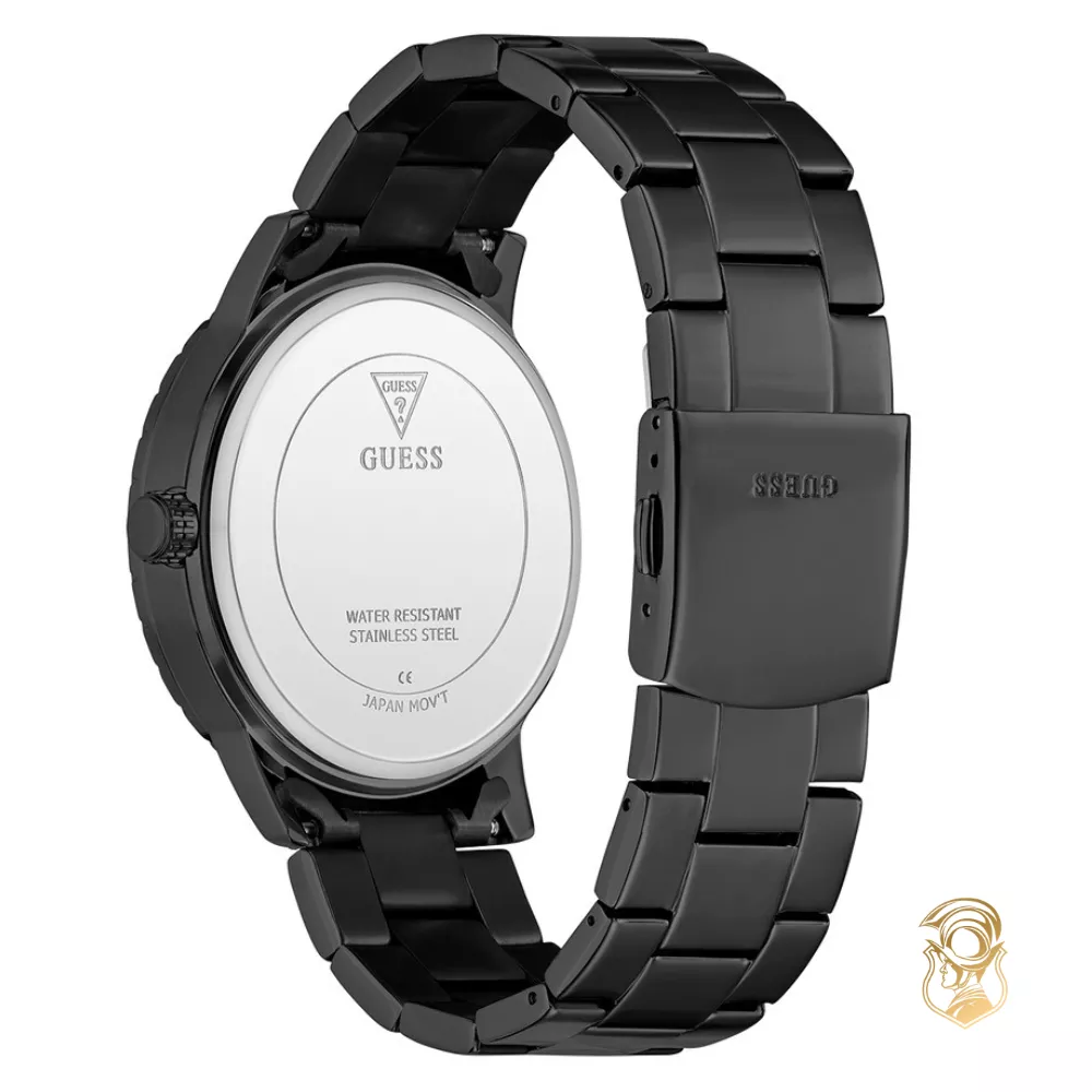Guess Black Analog Watch 44mm