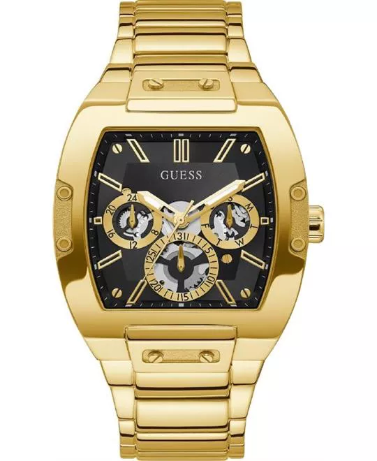 Guess Black and Gold-Tone Watch 43MM