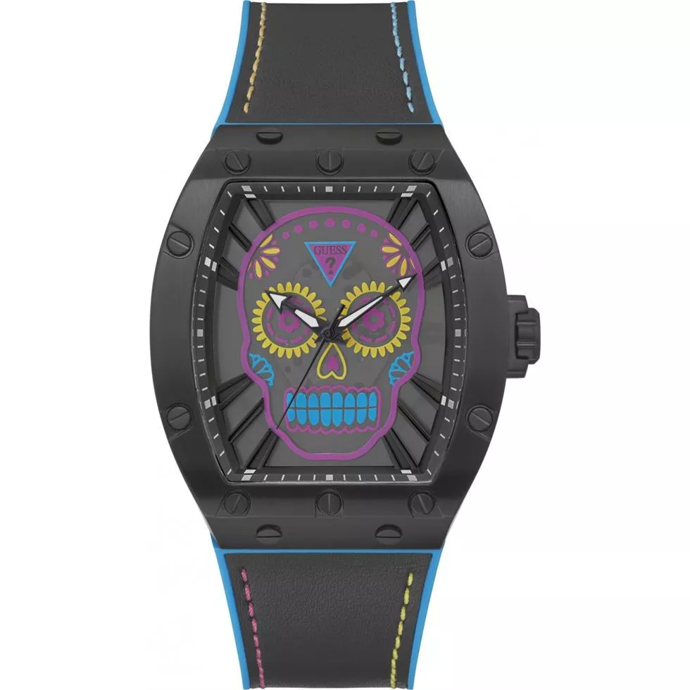 Guess Phoenix Day Of The Dead Black Watch 43mm