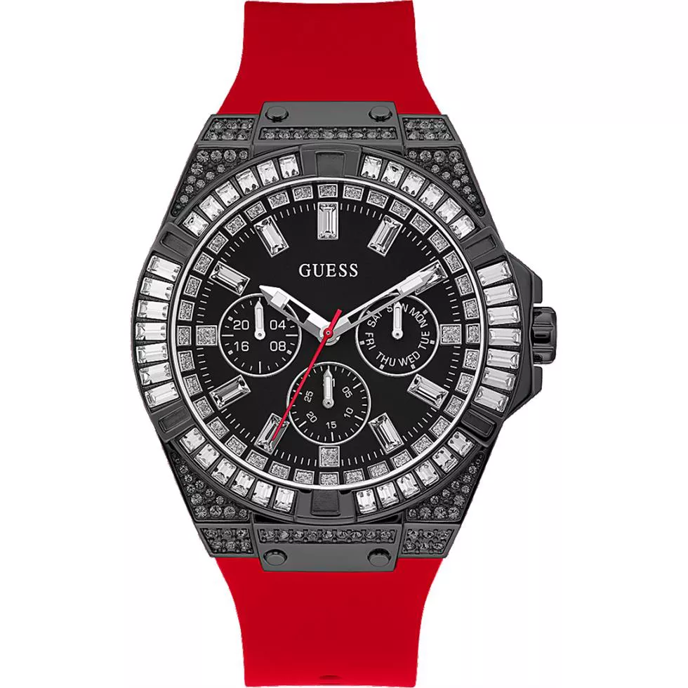 Guess Rigor Red Tone Watch 47mm 