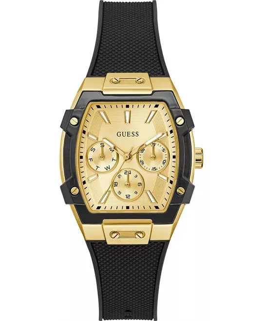 Guess Black Gold Tone Multi-function Watch 35mm