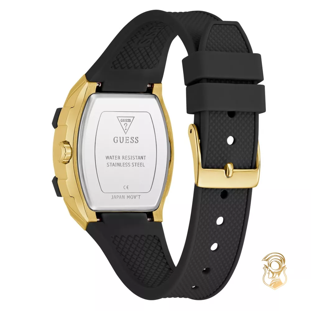 Guess Black Gold Tone Multi-function Watch 35mm