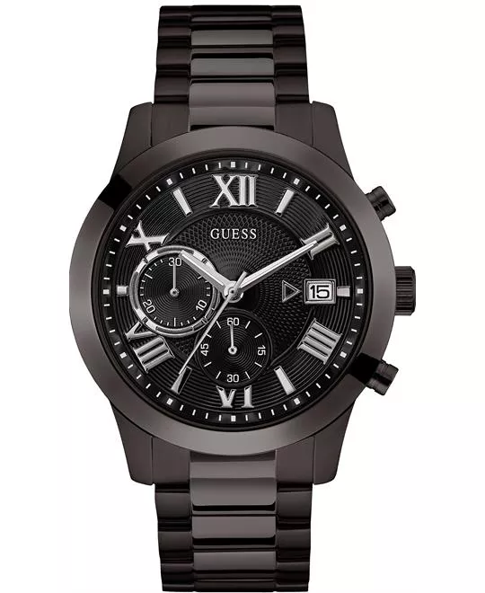 Guess Chronograph Black Ionic Watch 45mm