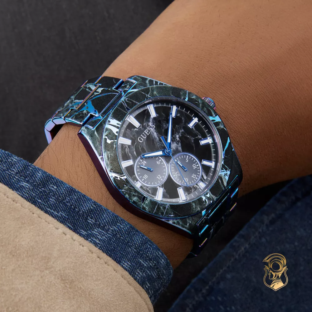 Guess Black Multi-function Watch 44mm