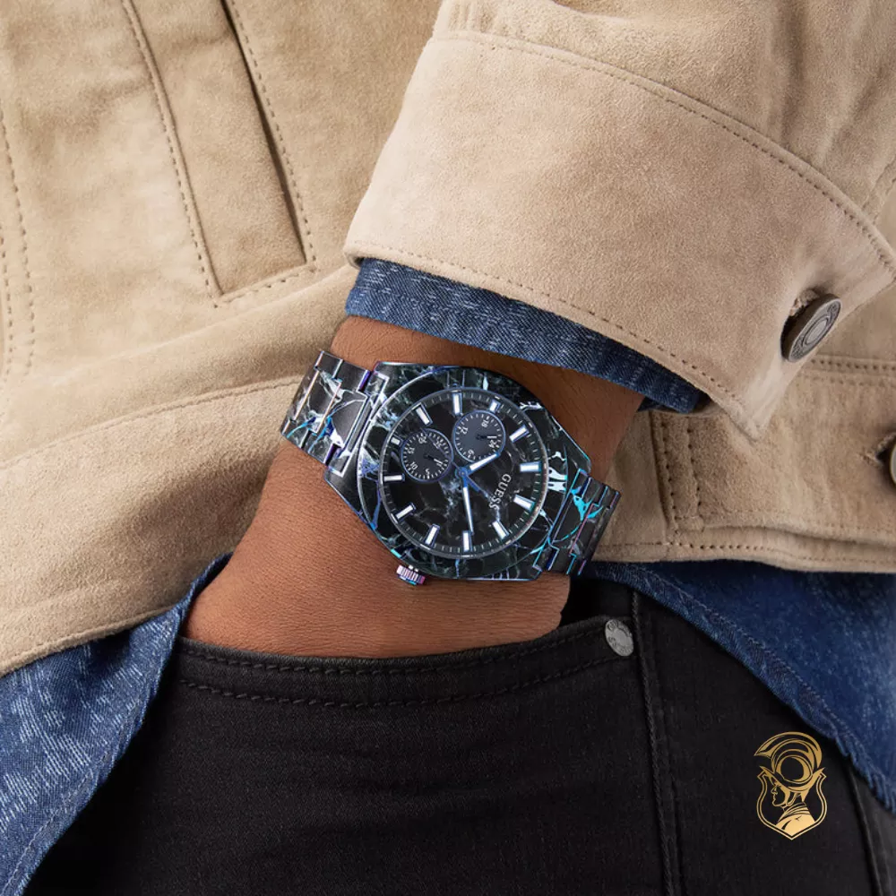 Guess Black Multi-function Watch 44mm