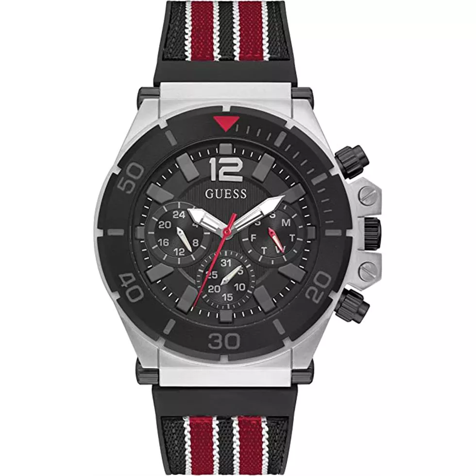 Guess Eco-Friendly Black Watch 48mm