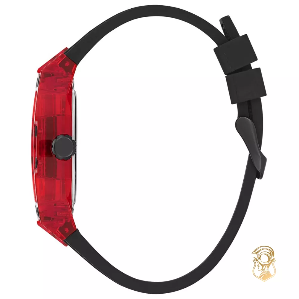 Guess Black Red Multi-function Watch 42mm