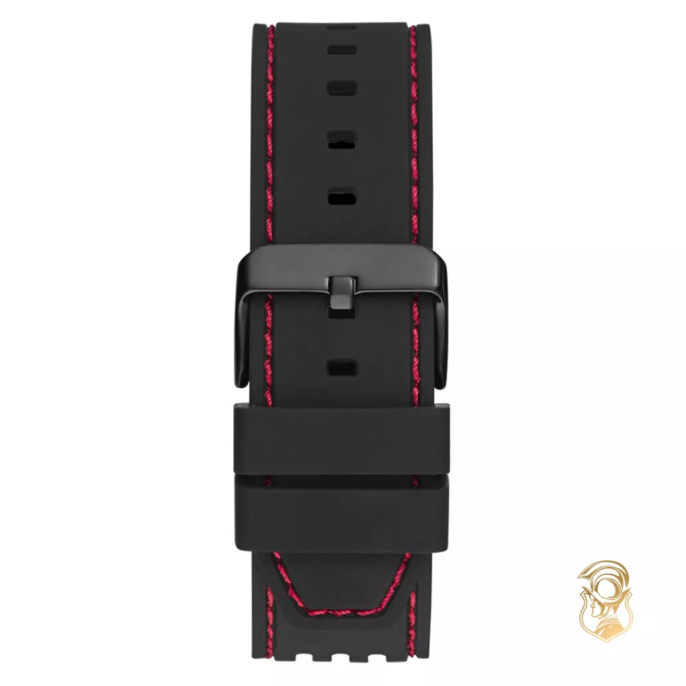 Guess Black Red Multi-function Watch 42mm