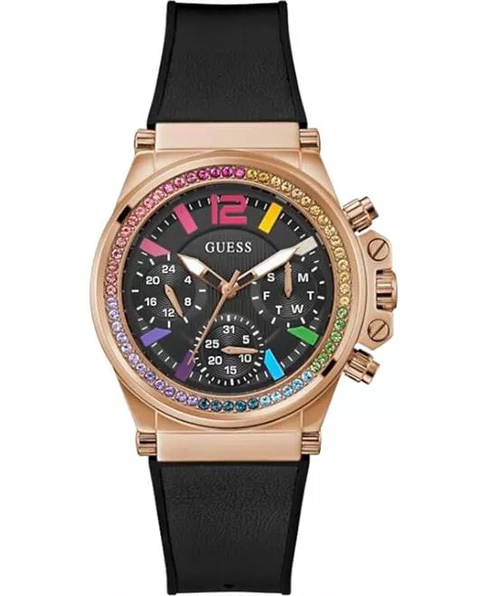 Guess Black Silicon Watch 38mm