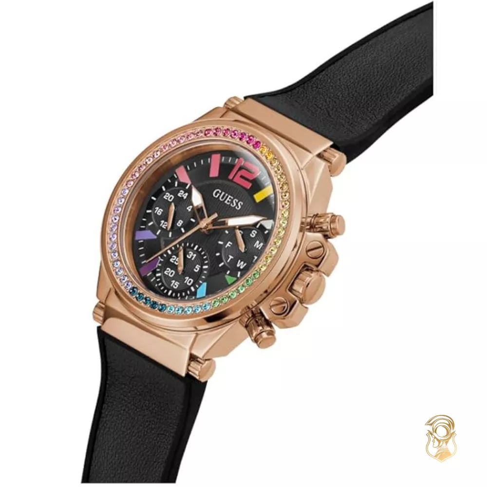 Guess Black Silicon Watch 38mm