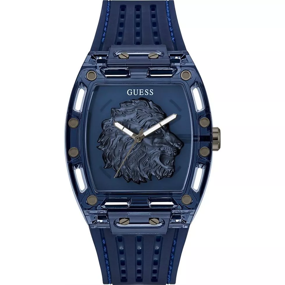 Guess Blue Analog Watch 42mm
