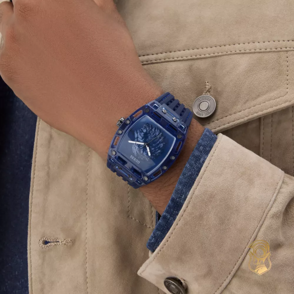 Guess Blue Analog Watch 42mm