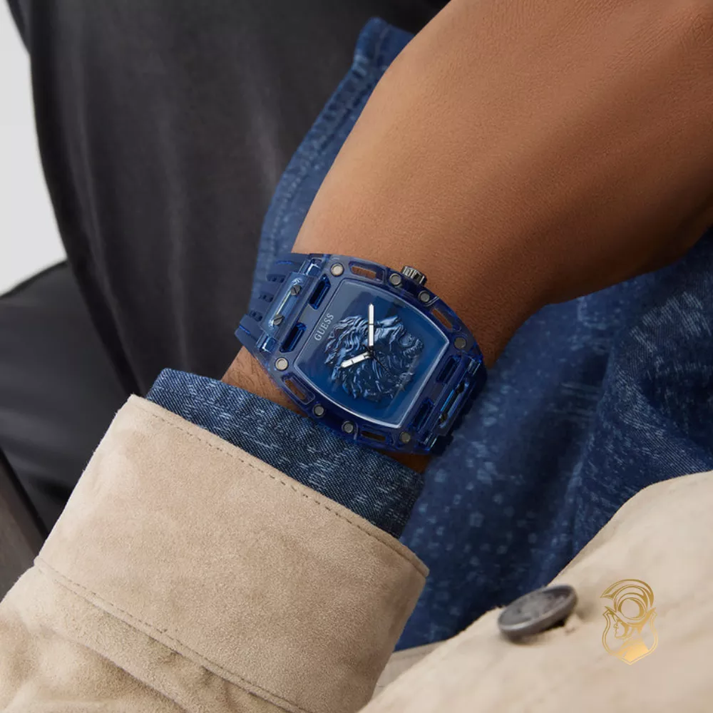 Guess Blue Analog Watch 42mm