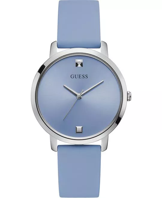 Guess Blue And Silver-Tone Analog Watch 40mm