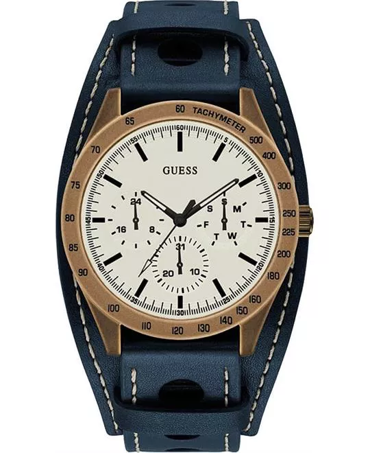 Guess Blue Multifunction Chronograph Watch 44mm