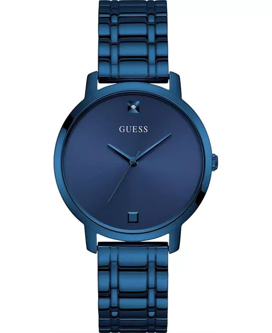 Guess Classic Blue Diamond Watch 40mm