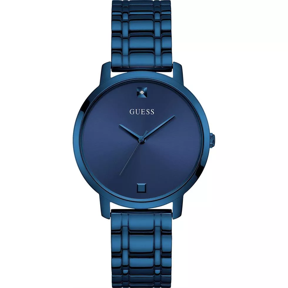 Guess Classic Blue Diamond Watch 40mm