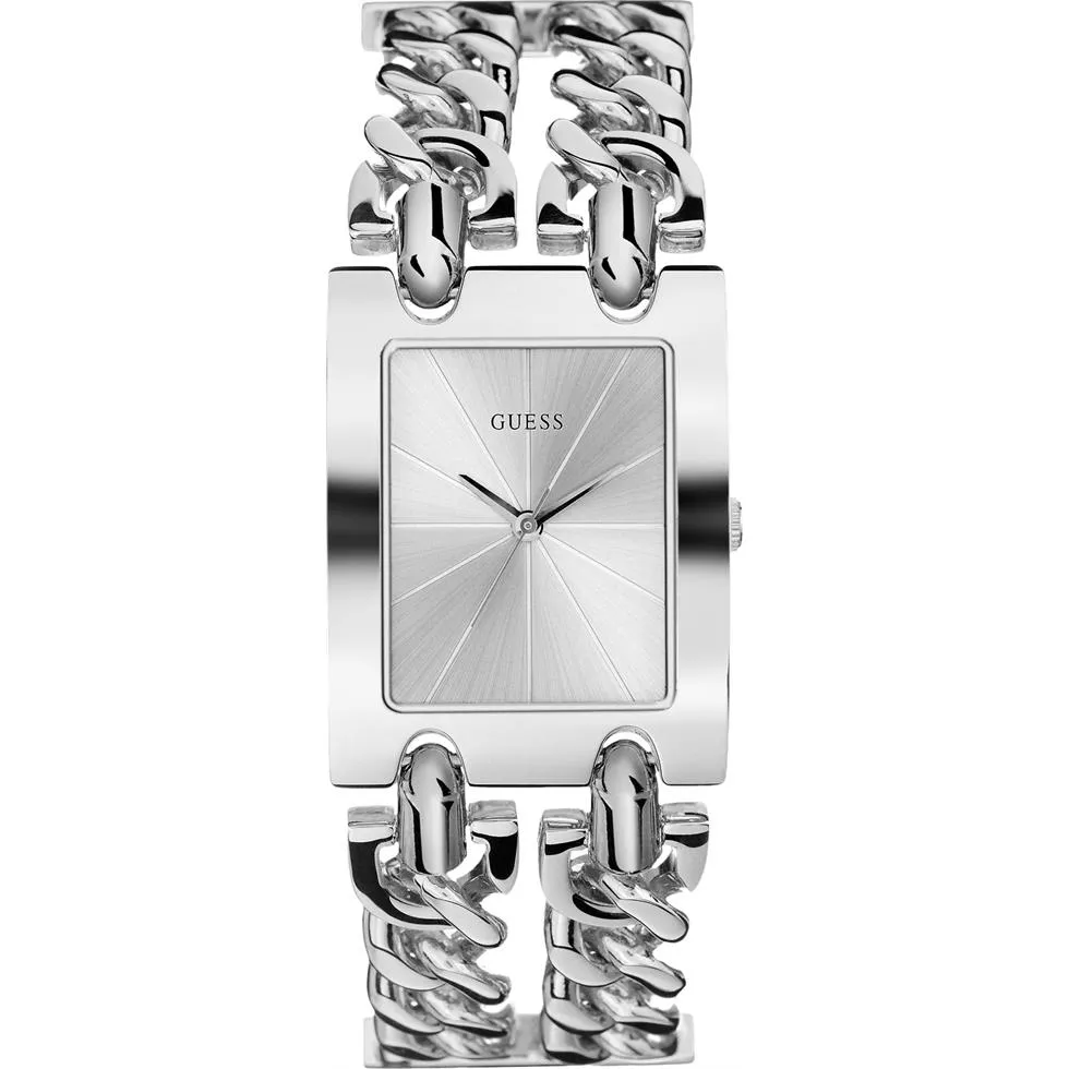 Guess Vanity Silver Tone Watch 28mm